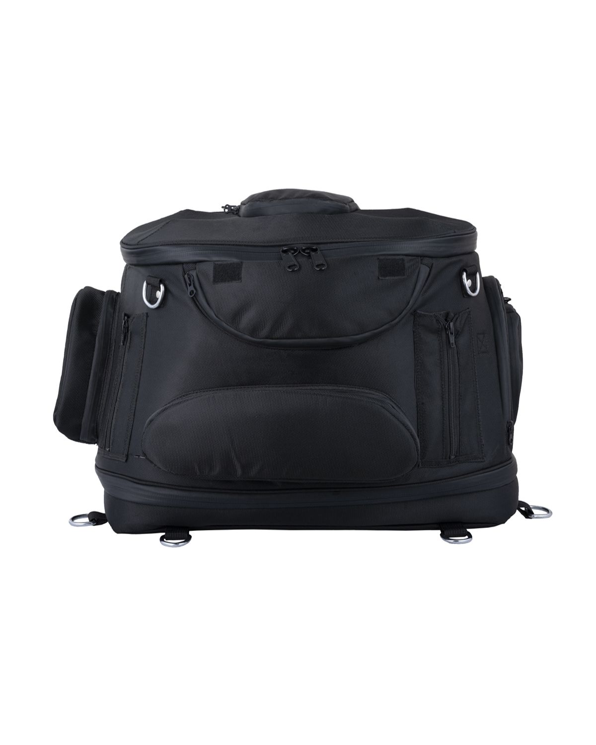 Heavy-Duty Motorcycle Tail Bag – Multi-Compartment Touring & Travel Luggage