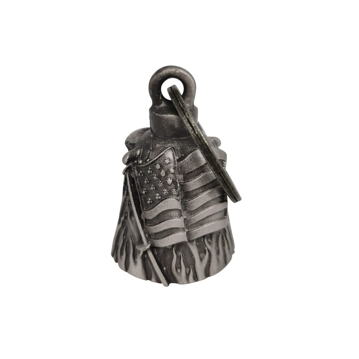 Motorcycle Metal Guardian Ride Bell – Heavy Duty Biker Bell (Antique Silver Finish) Description