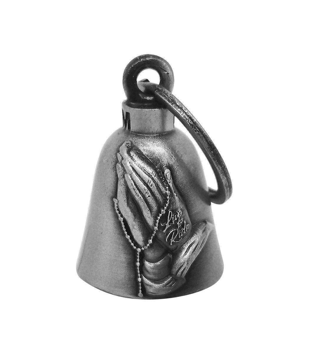 Motorcycle Metal Guardian Ride Bell – Heavy Duty Biker Bell (Antique Silver Finish) Description