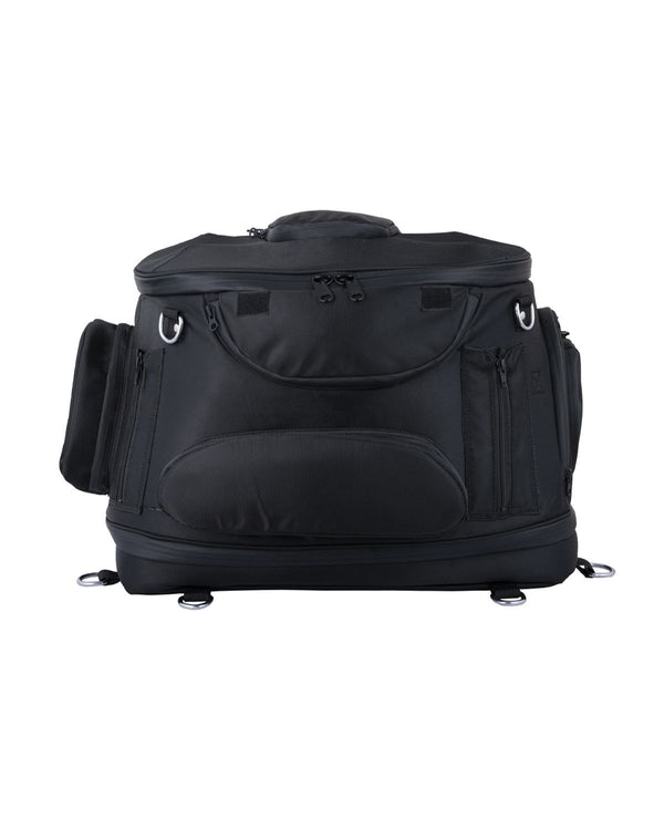 Heavy-Duty Motorcycle Tail Bag – Multi-Compartment Touring & Travel Luggage