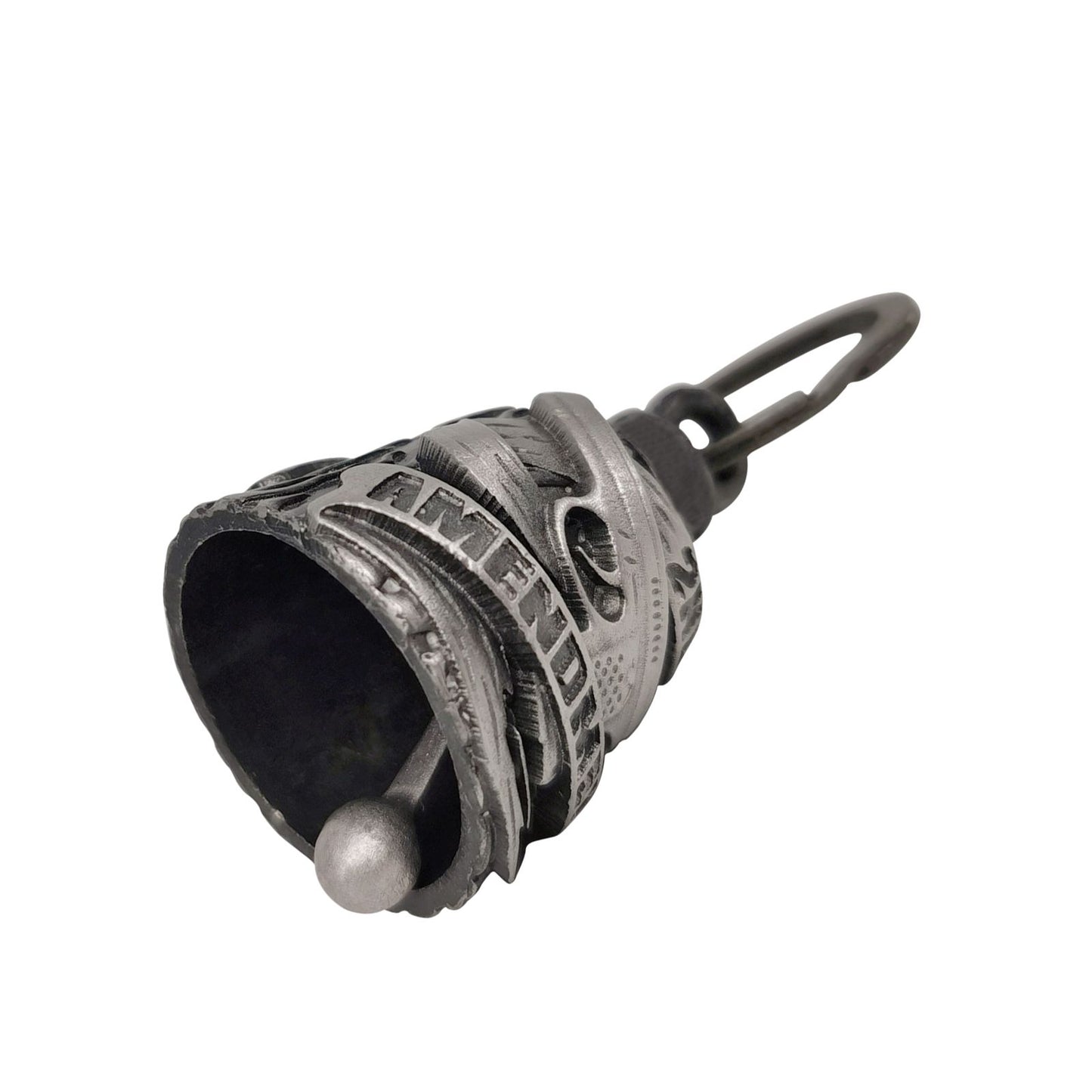 Ride with Luck and Style: Exquisite Motorcycle Keychain Bell with Hanger Perfect for Bikers