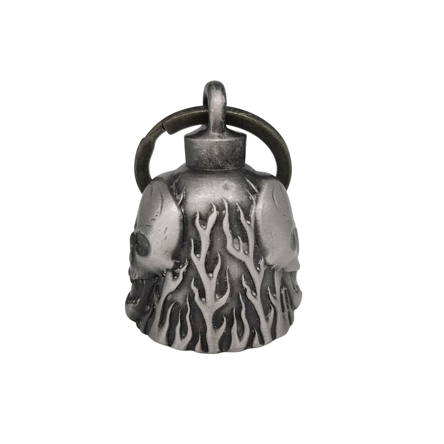 Ride with Luck and Style: Exquisite Motorcycle Keychain Bell with Hanger Perfect for Bikers