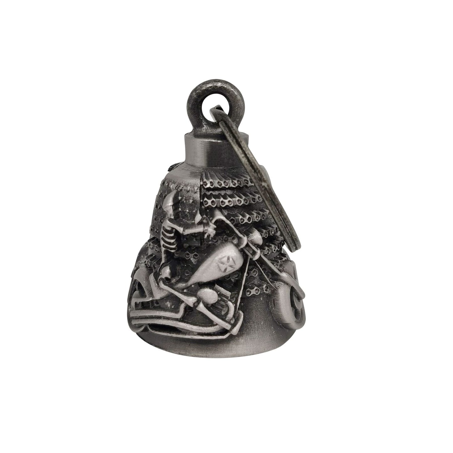 Ride with Luck and Style: Exquisite Motorcycle Keychain Bell with Hanger Perfect for Bikers