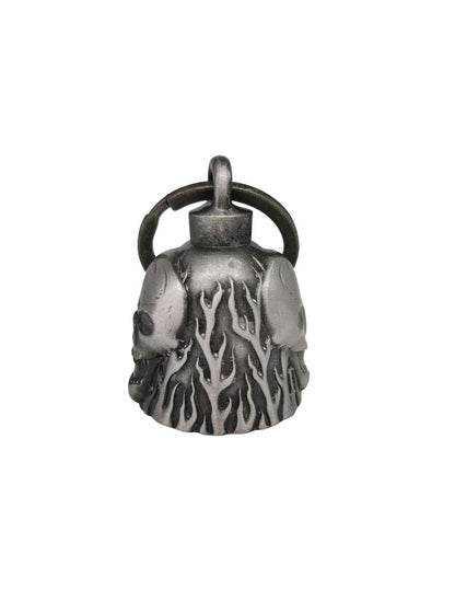 Ride with Luck and Style: Exquisite Motorcycle Keychain Bell with Hanger Perfect for Bikers