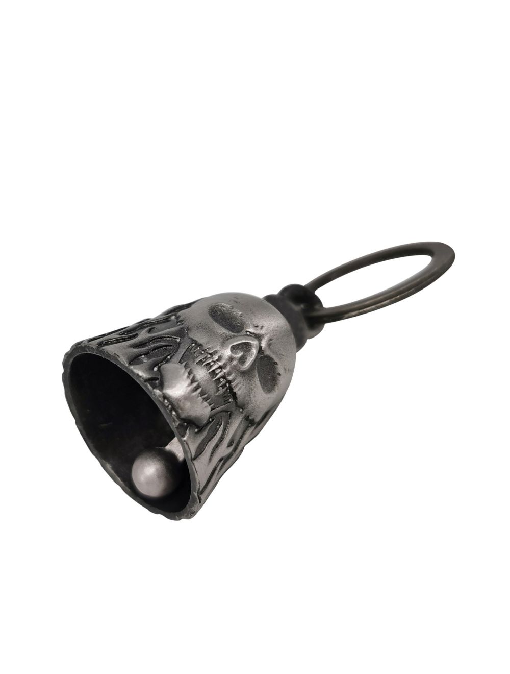 Ride with Luck and Style: Exquisite Motorcycle Keychain Bell with Hanger Perfect for Bikers