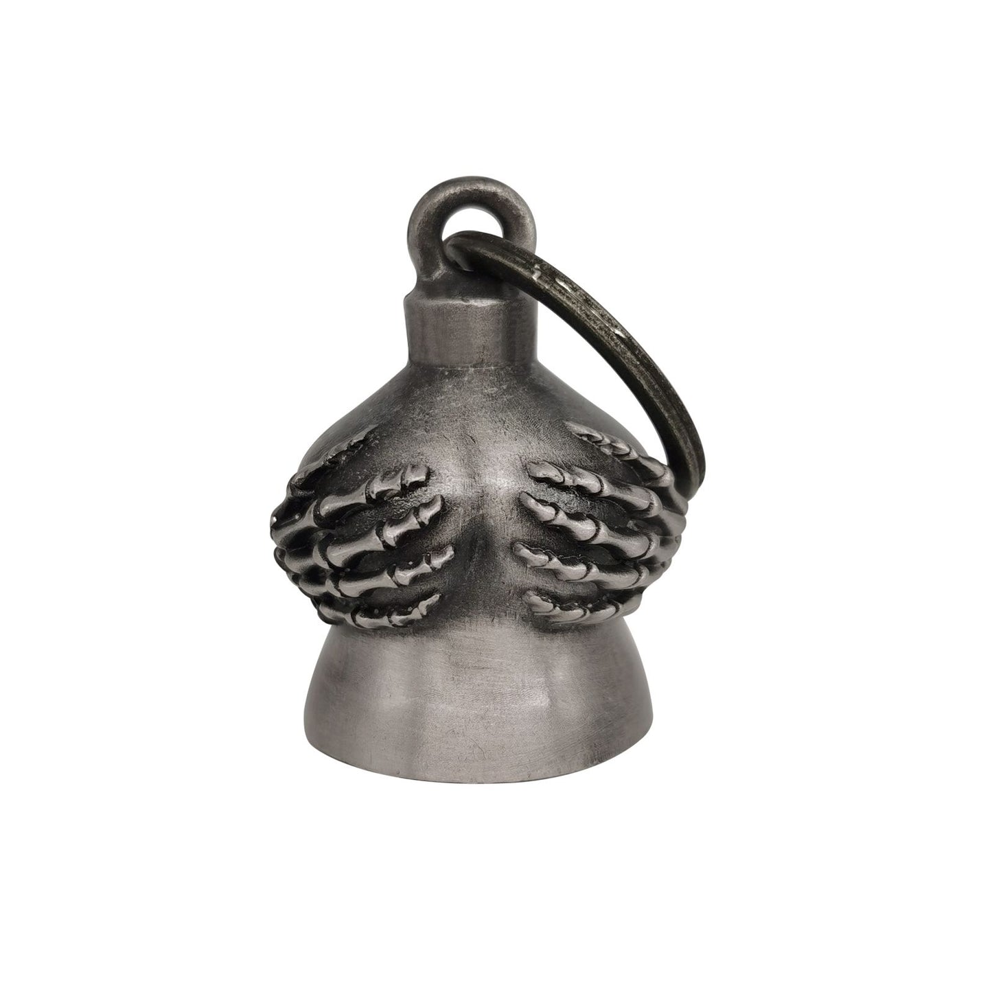 Ride with Luck and Style: Exquisite Motorcycle Keychain Bell with Hanger Perfect for Bikers