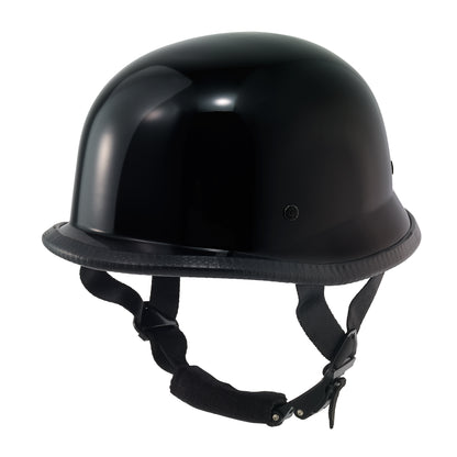 German Novelty Shiny Black Helmet