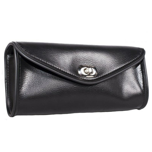 EXCELSIOR INTERNATIONAL Motorcycle Windshield Bag | Durable Leather Pouch with Secure Closure | Universal Fit | Spacious & Weather-Resistant Design